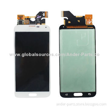 Genuine Mobile Phone LCDs for Samsung Galaxy S5, Black/White, for Repair and Refurbish
